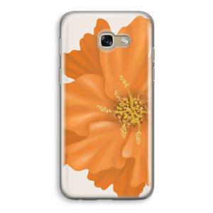 Orange Ellila flower: Samsung Galaxy A5 (2017) Transparant Hoesje