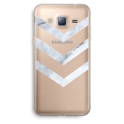 Marmeren pijlen: Samsung Galaxy J3 (2016) Transparant Hoesje