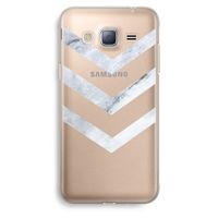 Marmeren pijlen: Samsung Galaxy J3 (2016) Transparant Hoesje