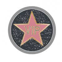 VIP/Hollywood thema print bierviltjes/onderzetters - 75x stuks - Feestartikelen en versieringen