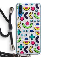 8-bit N°6: Samsung Galaxy A50 Transparant Hoesje met koord
