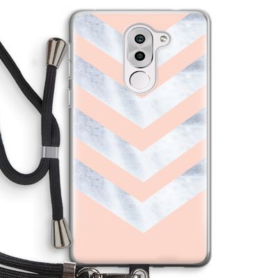 Marmeren pijlen: Honor 6X Transparant Hoesje met koord