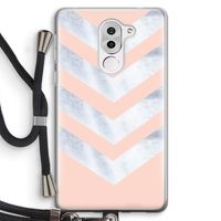 Marmeren pijlen: Honor 6X Transparant Hoesje met koord