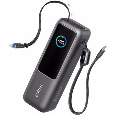 Anker Zolo Powerbank 25,000 mAh 165W Retractable USB-C kabel