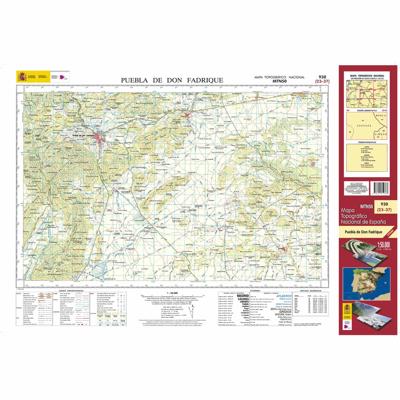 Topografische kaart 930 MT50 Puebla de Don Fadrique | CNIG - Instituto Geográfico Nacional1