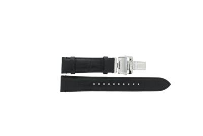 Horlogeband Seiko SRPA13J1 / 4R35-01A0 / L0FR011J0 Leder Zwart 20mm