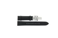 Horlogeband Seiko SRPA13J1 / 4R35-01A0 / L0FR011J0 Leder Zwart 20mm