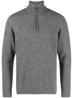 Barbour pull à design moucheté - Gris