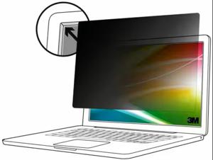 3M Bright Screen Privacy Filter voor 14in Laptop, 16:9, BP140W9B