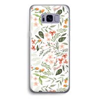 Sweet little flowers: Samsung Galaxy S8 Transparant Hoesje