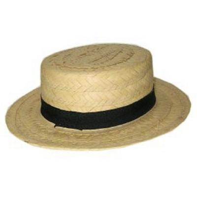 Lou Bandy gondoliers verkleed hoedje - Stro/riet hoedjes - voor volwassenen