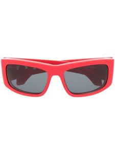 Off-White Eyewear lunettes de soleil rectangulaires Arrows - Rouge