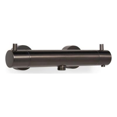 Douchekraan Blue Label Brondby | Opbouw | Thermostaatkraan | 1-weg | 2-knops | Rond | Gunmetal PVD