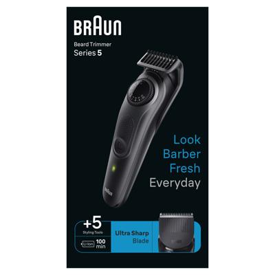 Braun BT5420 Series 5 Baardtrimmer Zwart