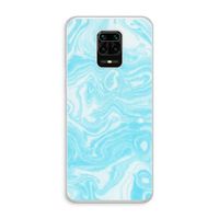 Waterverf blauw: Xiaomi Redmi Note 10 Lite Transparant Hoesje