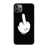 Middle finger black: iPhone 11 Pro Max Tough Case