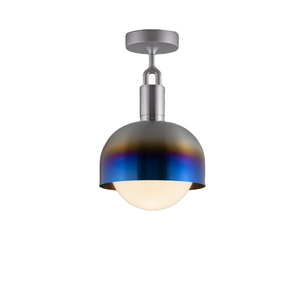 Buster and Punch - Forked Shade Globe Groot Plafondlamp opaal