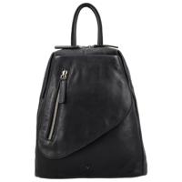 Vilenca Leren Rugzak Zwart