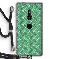 Moroccan tiles 2: Sony Xperia XZ2 Transparant Hoesje met koord
