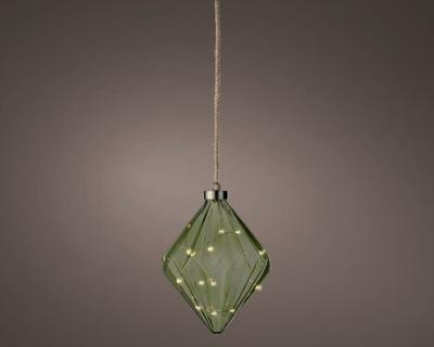 Micro led diamant 16 cm groen warm wit