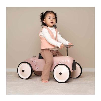 Little Dutch retro loopauto roze