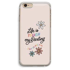 Tough Life: iPhone 6 Plus / 6S Plus Transparant Hoesje