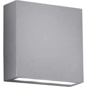LED Tuinverlichting - Tuinlamp - Trion Thano - Wand - 6W - Mat Titaan - Aluminium