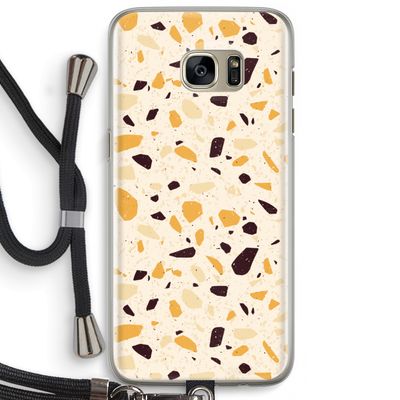 Terrazzo N°13: Samsung Galaxy S7 Edge Transparant Hoesje met koord