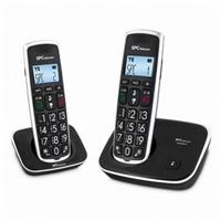 Draadloze telefoon Telecom 7609N (2 pcs) Zwart