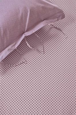 Pip Studio Pip Studio Suki Hoeslakens- Mauve 90x200 cm Hoekhoogte: 25 cm