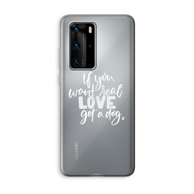 Partner in crime: Huawei P40 Pro Transparant Hoesje