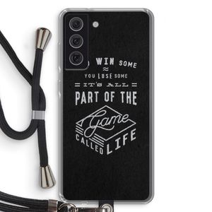 Life: Samsung Galaxy S21 FE Transparant Hoesje met koord