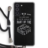 Life: Samsung Galaxy S21 FE Transparant Hoesje met koord