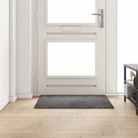 VidaXL Tapijt loper grijs 100 x 100 cm 100% polypropylene tuft