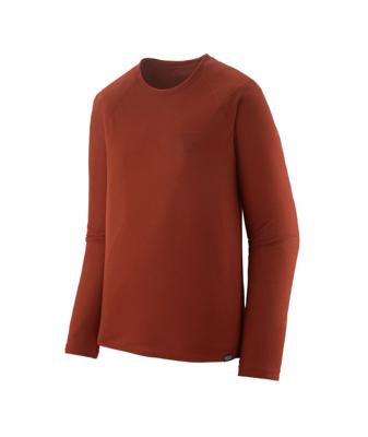 Patagonia Cap Cool Trail Graphic Shirt Heren Forge Mark Crest: Mangrove Red L