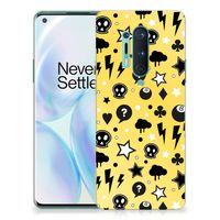 Silicone Back Case OnePlus 8 Pro Punk Geel