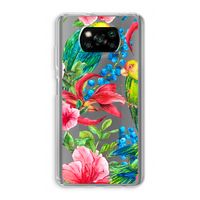 Papegaaien: Xiaomi Poco X3 NFC Transparant Hoesje