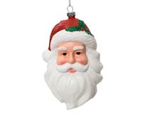 Kerstman plastic l9.1b6.8h13.3 cm wit kerst - Decoris
