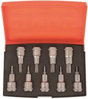 Bahco schroevendraaierdopsleutels 1/2" | zeskant | torx® bits - 9-delig - koffer - s9torx