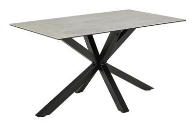 Bendt Eettafel 'Line' Keramiek, 135 x 80cm, kleur Grijs