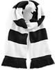 Beechfield CB479 Stadium Scarf - Black/White - One Size