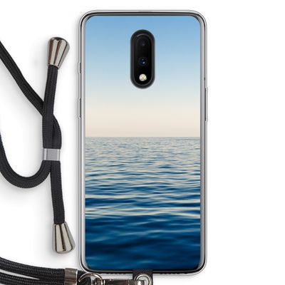 Water horizon: OnePlus 7 Transparant Hoesje met koord
