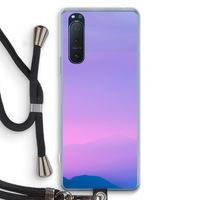 Sunset pastel: Sony Xperia 5 II Transparant Hoesje met koord