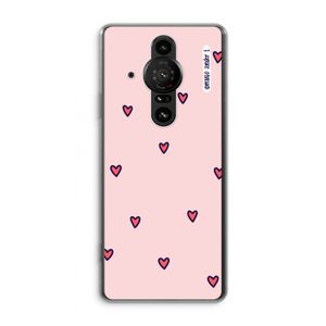 Hartjes: Sony Xperia Pro-I Transparant Hoesje