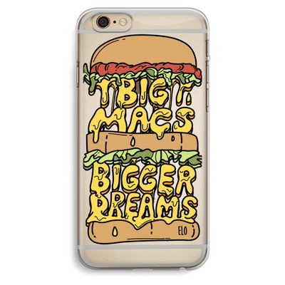 Big Macs Bigger Dreams: iPhone 6 Plus / 6S Plus Transparant Hoesje