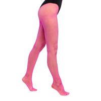 Boland Fishnet panty - roze - dames - maat M/L - carnaval - foute party