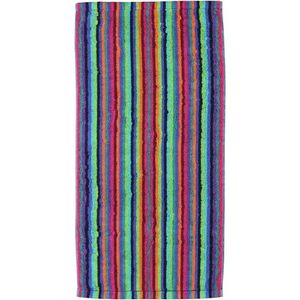 Cawö Cawo Lifestyle Streifen Handdoek 7048 Multi-84 50x100