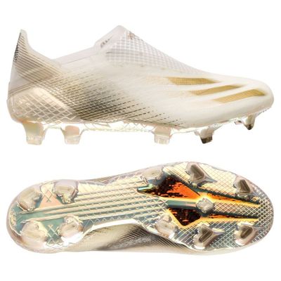 adidas X Ghosted + FG/AG Inflight - Wit/Goud/Zwart
