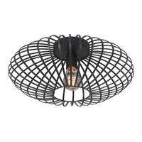 Anne Light & home Plafondlamp Dunbar Ø 40 cm zwart