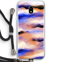 Donkere Wolken: Samsung Galaxy J3 (2017) Transparant Hoesje met koord
